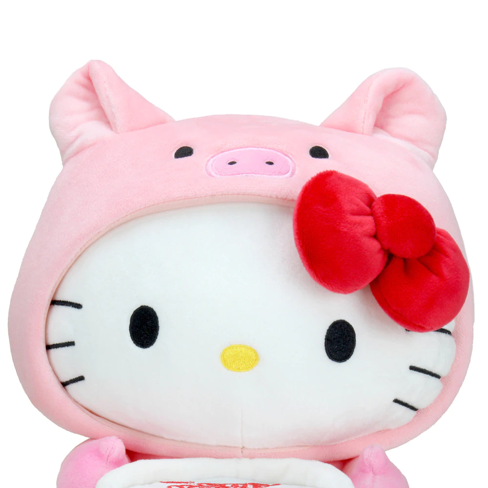 Nissin Cup Noodles x Hello Kitty Pork Cup Medium Plush