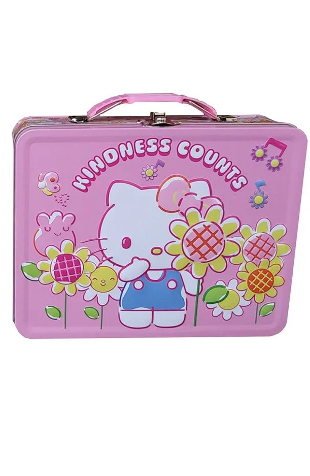 HELLO KITTY CARRY ALL TIN BOX