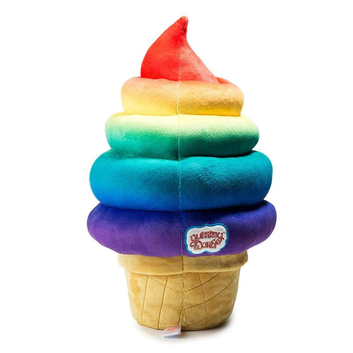 YUMMY WORLD RAINBOW SOFT SERVE SALLY ICE CREAM CONE PLUSH