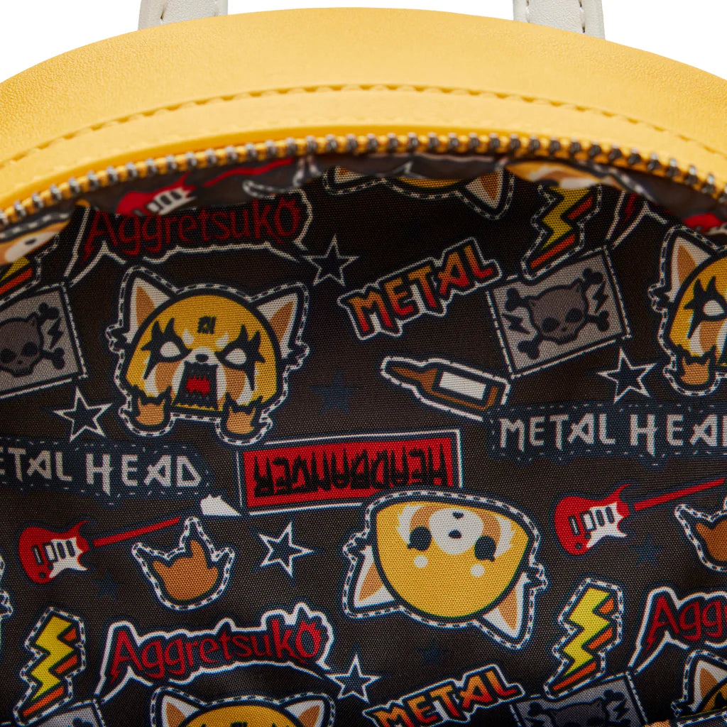 SANRIO AGGRETSUKO TWO-FACE COSPLAY MINI BACKPACK