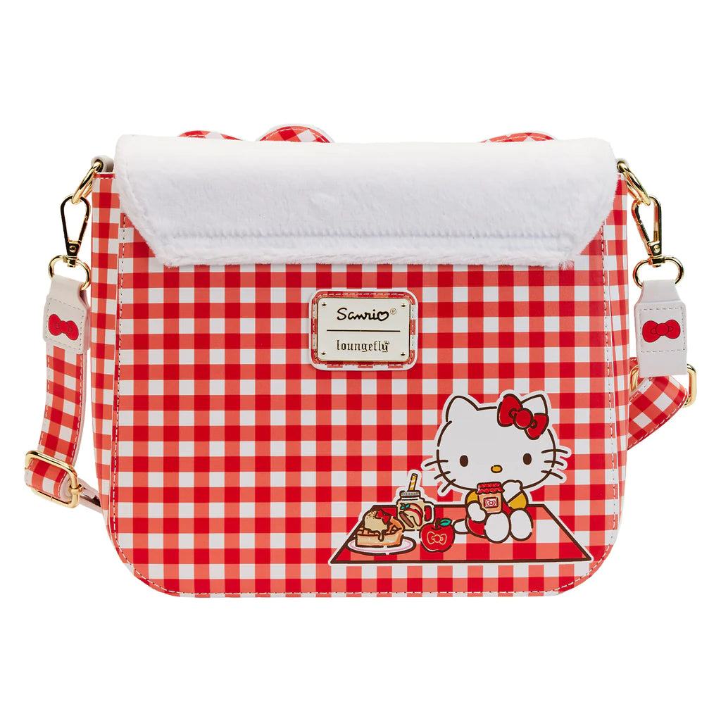 HELLO KITTY GINGHAM CROSSBODY BAG