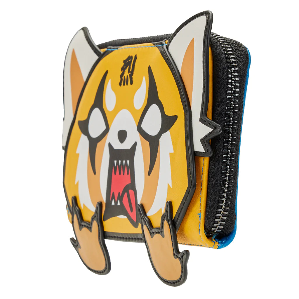 SANRIO AGGRETSUKO COSPLAY ZIP AROUND WALLET