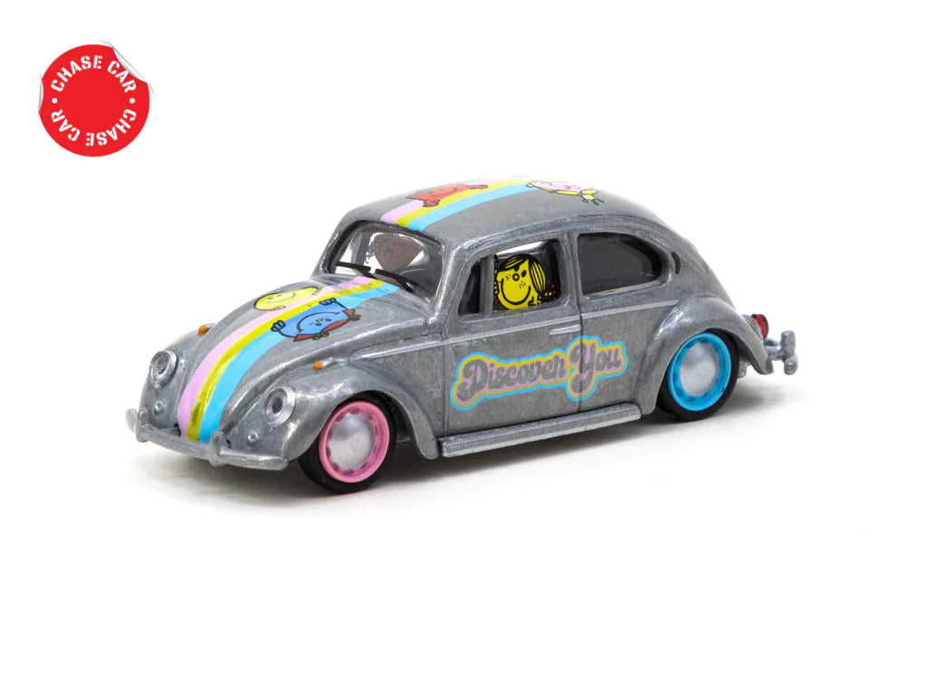 TARMAC WORKS X SCHUCO 1:64 VOLKSWAGEN BEETLE MR. MEN & LITTLE MISS