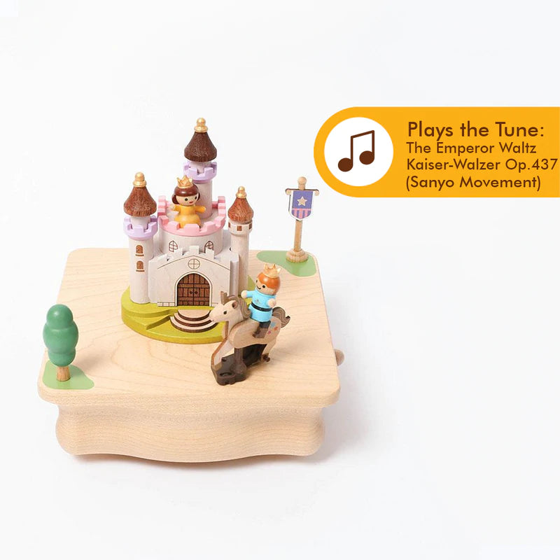 Unicorn & Prince | Wooden Music Box
