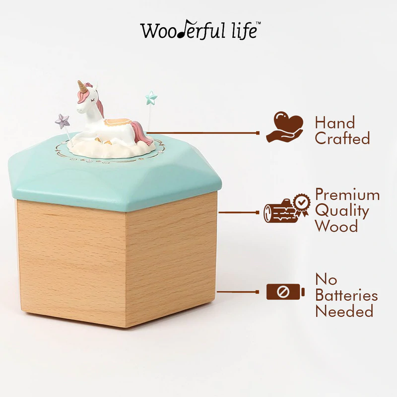 Unicorn On Cloud Jewelry Box