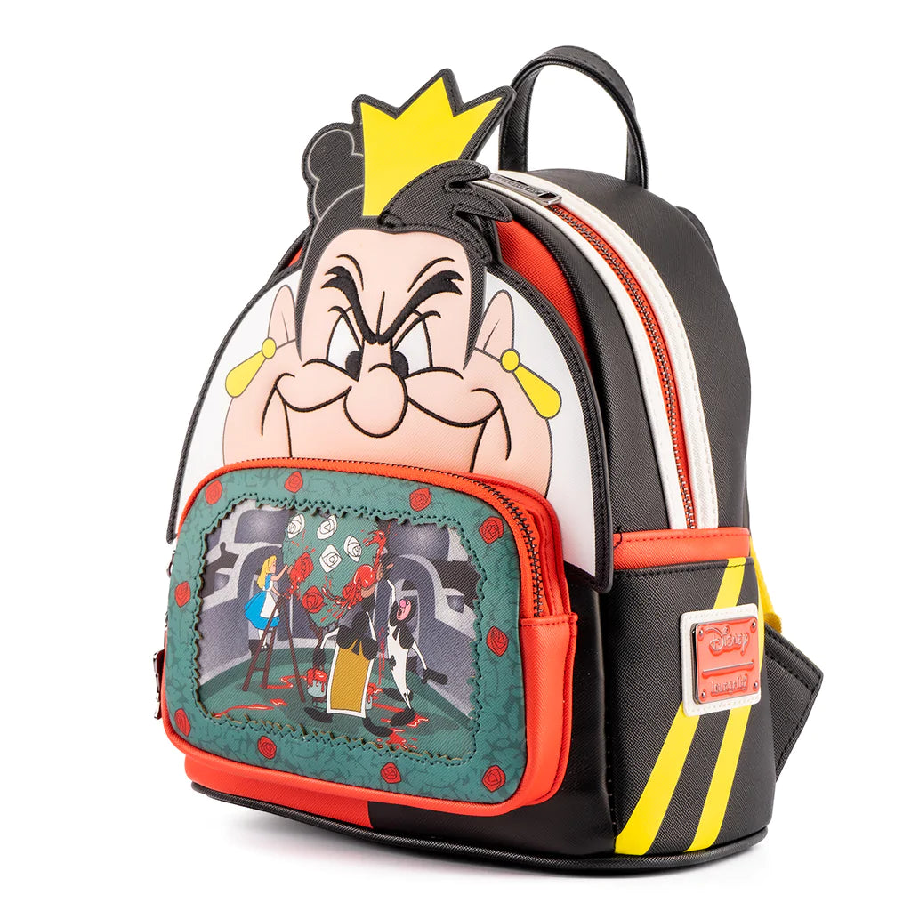 DISNEY VILLAINS SCENE SERIES QUEEN OF HEARTS MINI BACKPACK