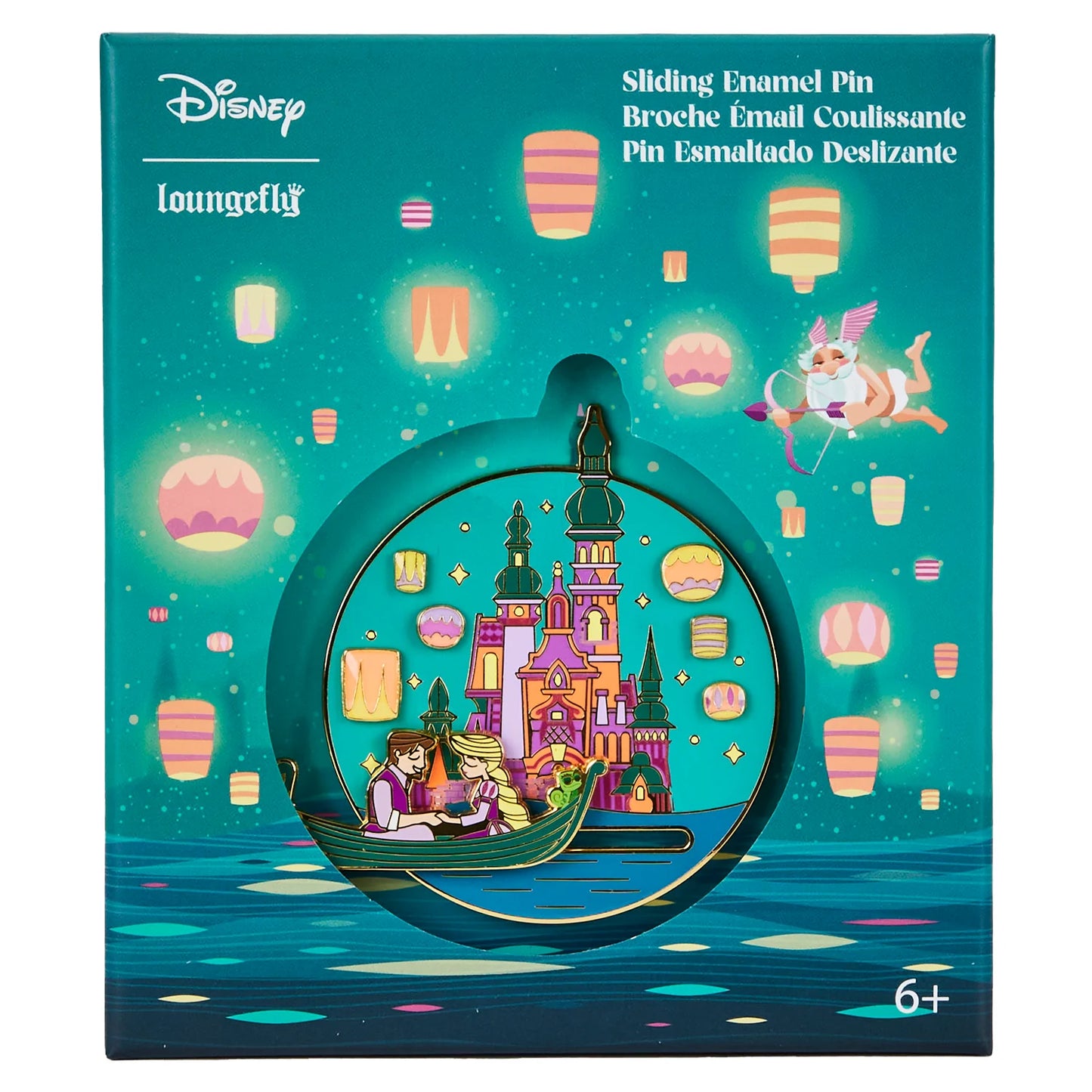 DISNEY TANGLED LANTERNS 3 INCH PIN