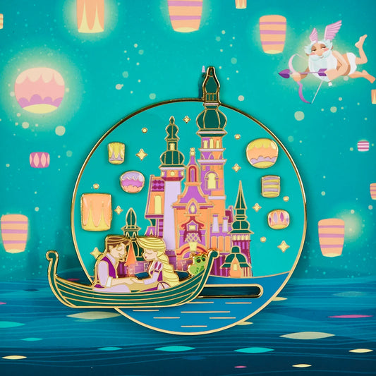 DISNEY TANGLED LANTERNS 3 INCH PIN