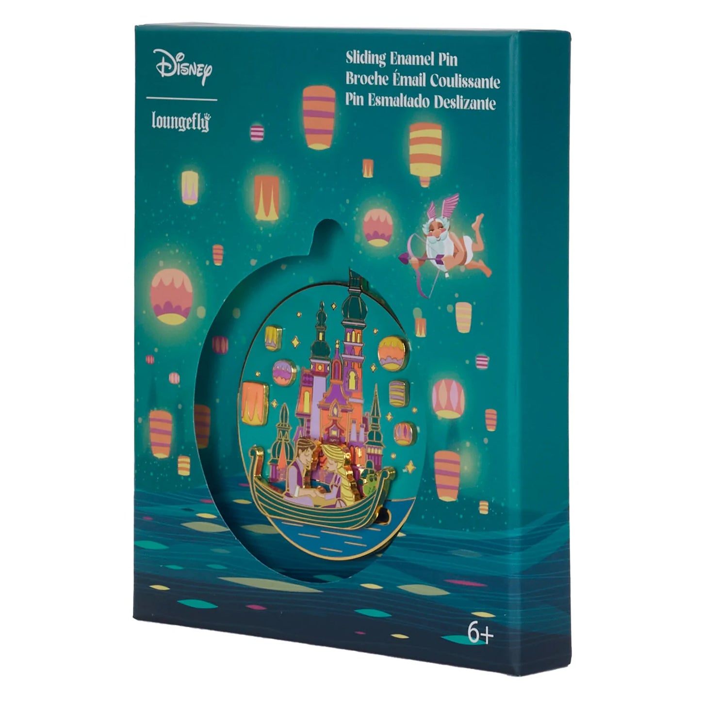 DISNEY TANGLED LANTERNS 3 INCH PIN