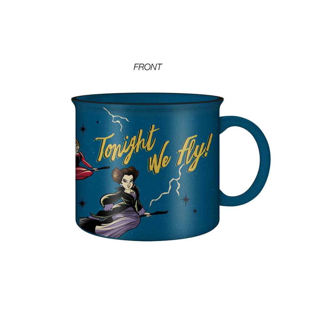 HOCUS POCUS TONIGHT WE FLY! SQUAD 20 OZ. CERAMIC CAMPER MUG