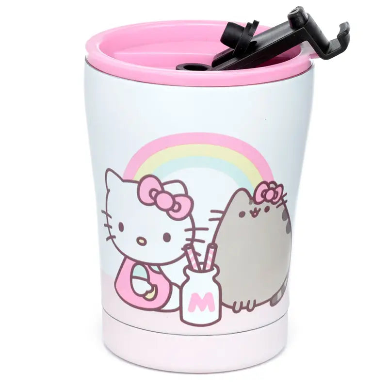 HELLO KITTY & PUSHEEN INSULATED FOOD & DRINK CUP