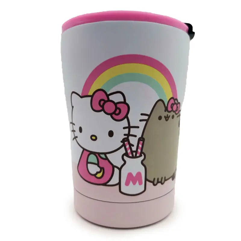 HELLO KITTY & PUSHEEN INSULATED FOOD & DRINK CUP