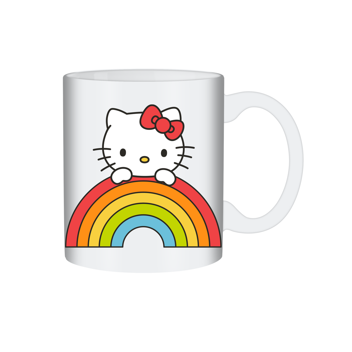 HELLO KITTY RAINBOW 20OZ CERAMIC MUG