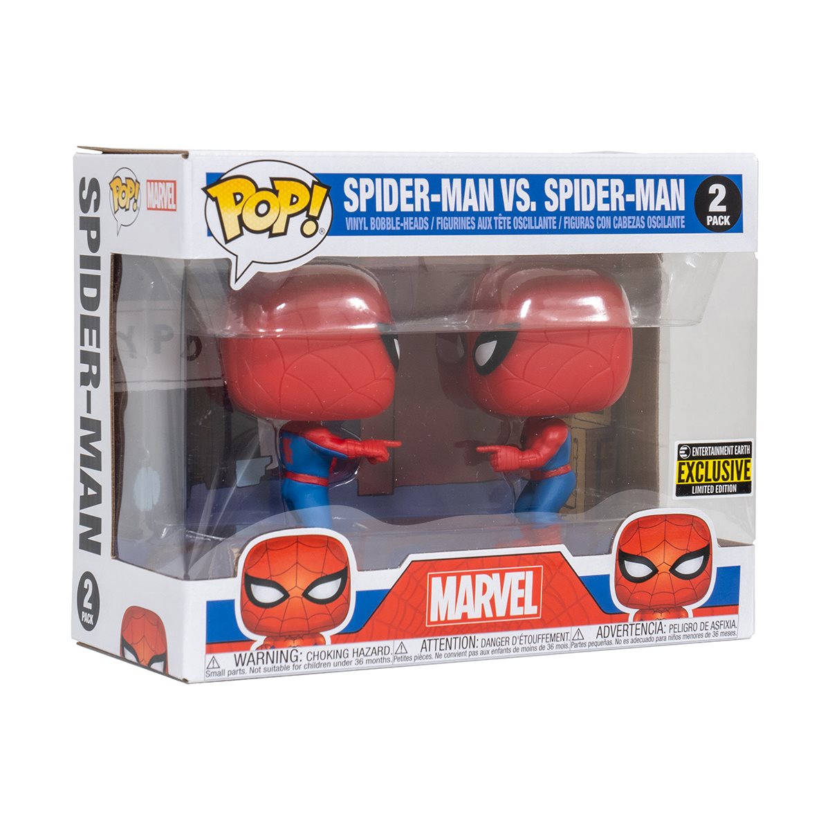 SPIDER-MAN IMPOSTER POP! VINYL FIGURE 2-PACK – ENTERTAINMENT EARTH EXCLUSIVE