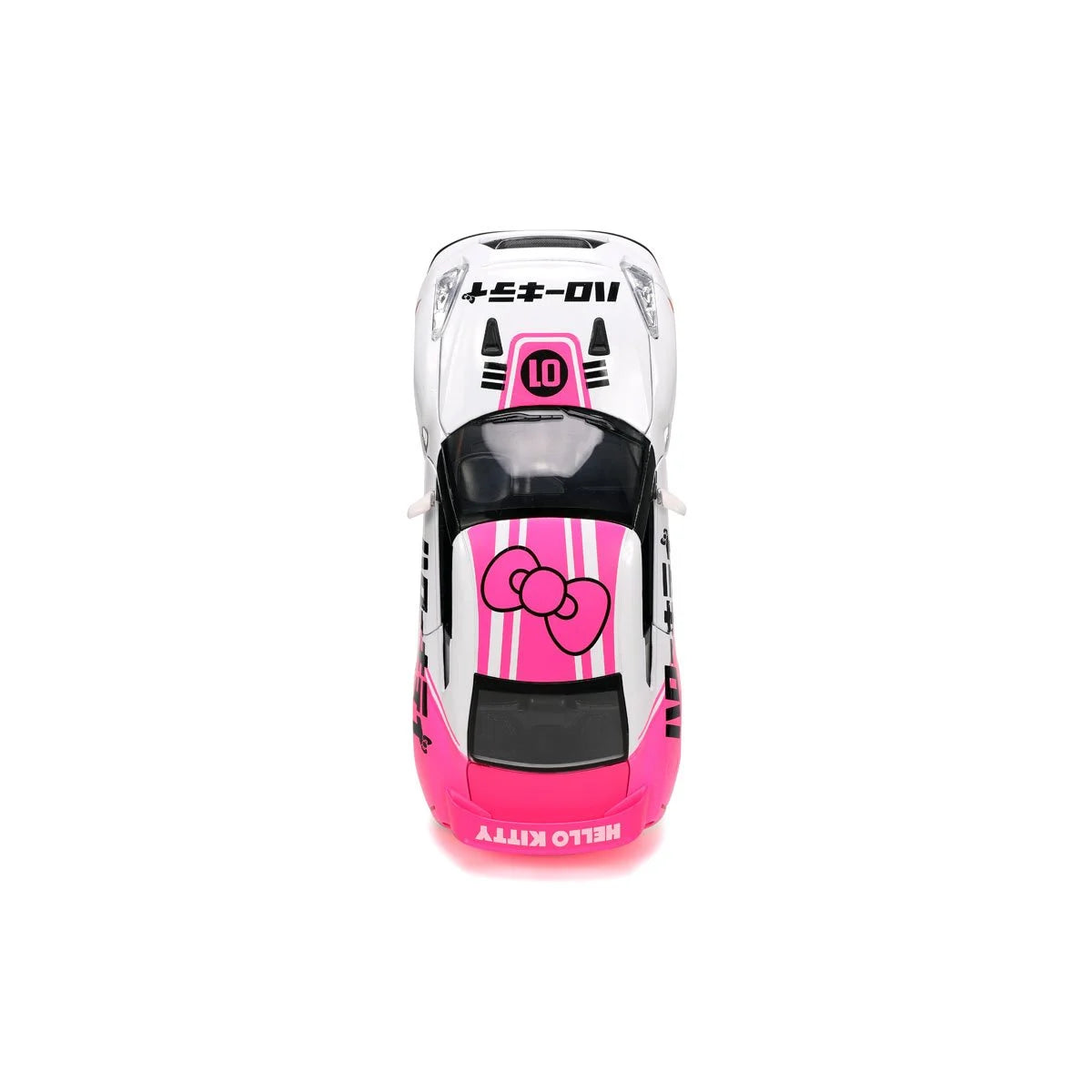 HELLO KITTY TOKYO SPEED 2009 NISSAN GT-R R35 1:24 SCALE DIE-CAST METAL VEHICLE WITH FIGURE