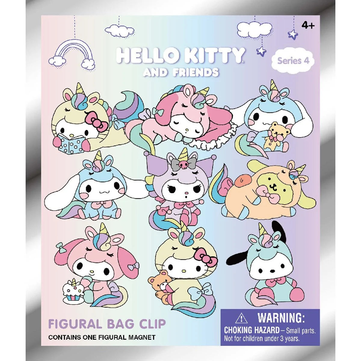 HELLO KITTY AND FRIENDS S4 3D FOAM BAG CLIP *BLIND BAG*