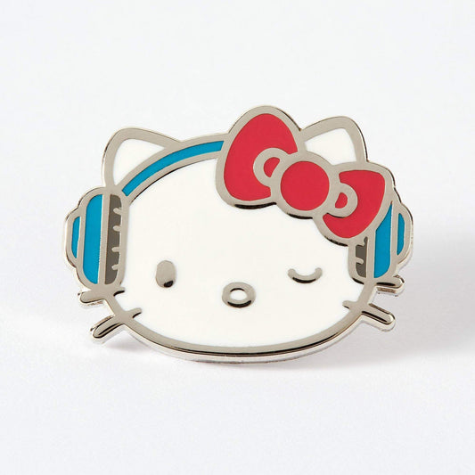 HELLO KITTY X PUNKY PINS DJ ENAMEL PIN