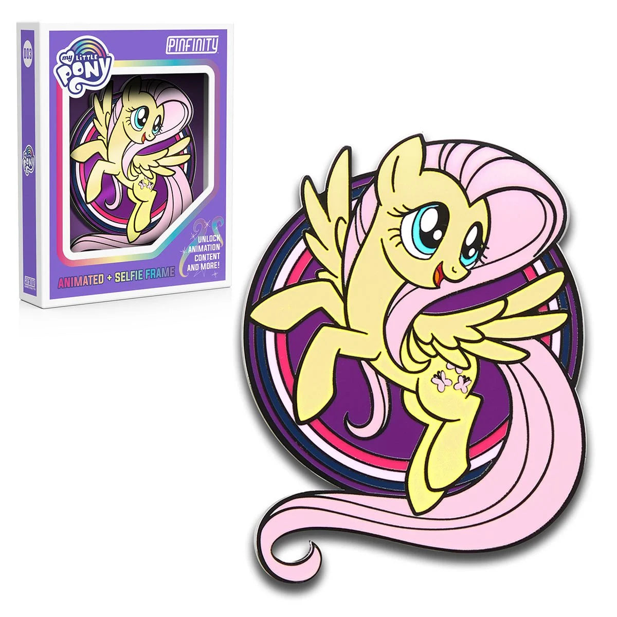 My Little Pony Fluttershy Augmented Reality Enamel Pin
