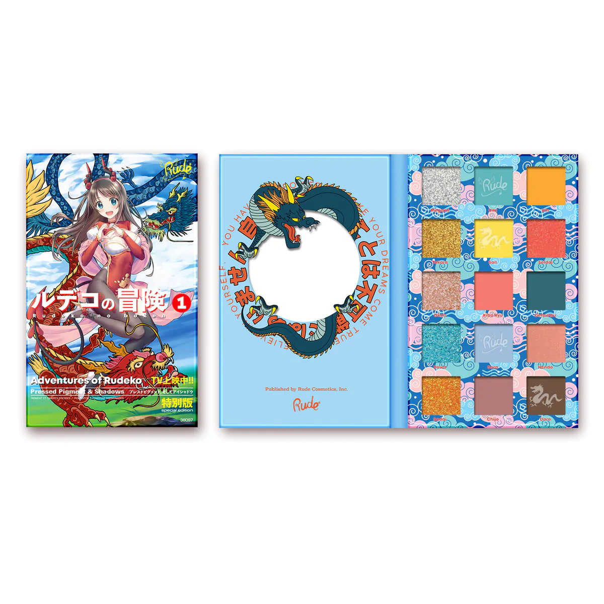 MANGA COLLECTION PRESSED PIGMENTS & SHADOWS - ADVENTURES OF RUDEKO