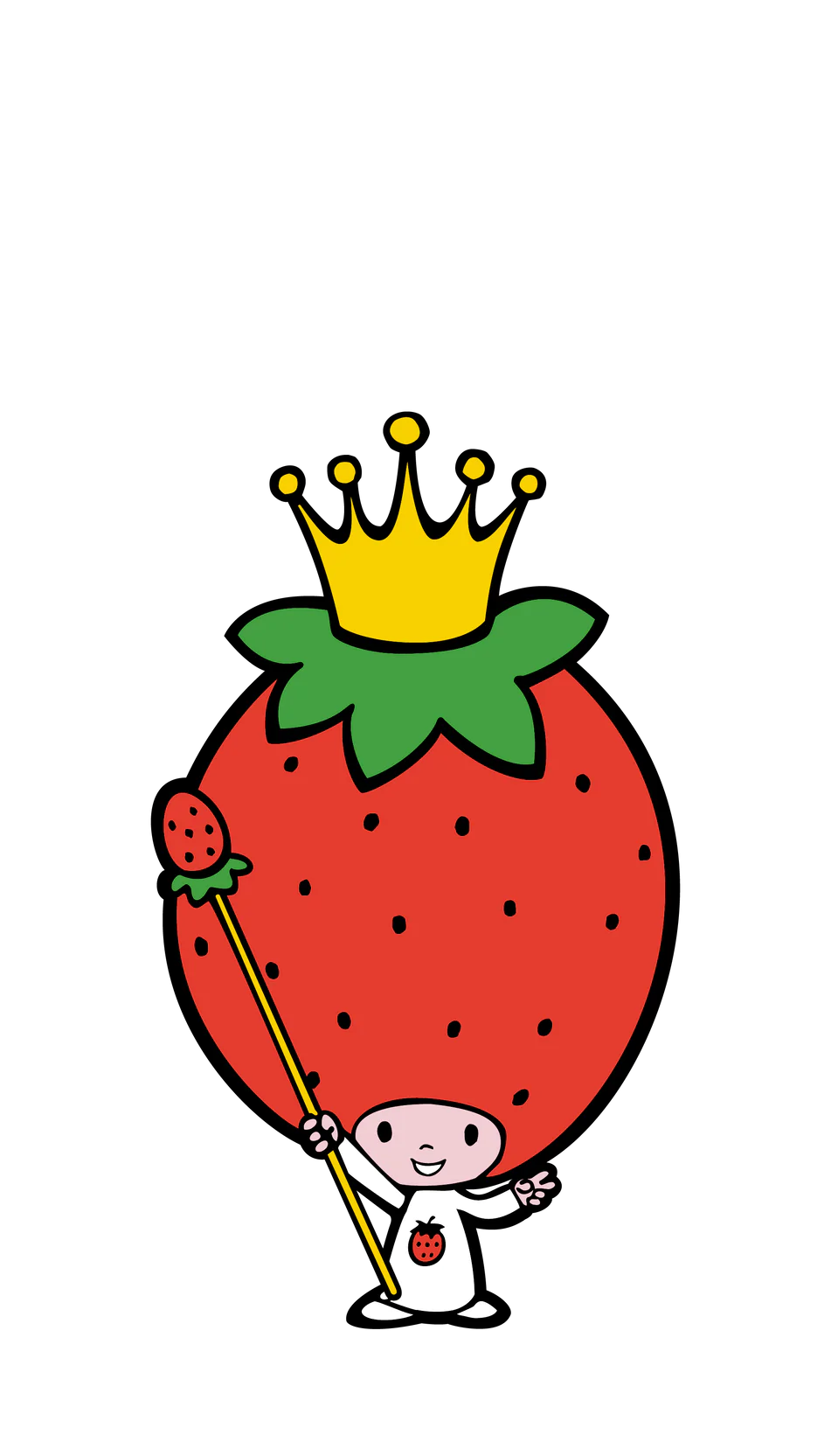 HELLO KITTY AND FRIENDS - STRAWBERRY KING 894 FIGPIN
