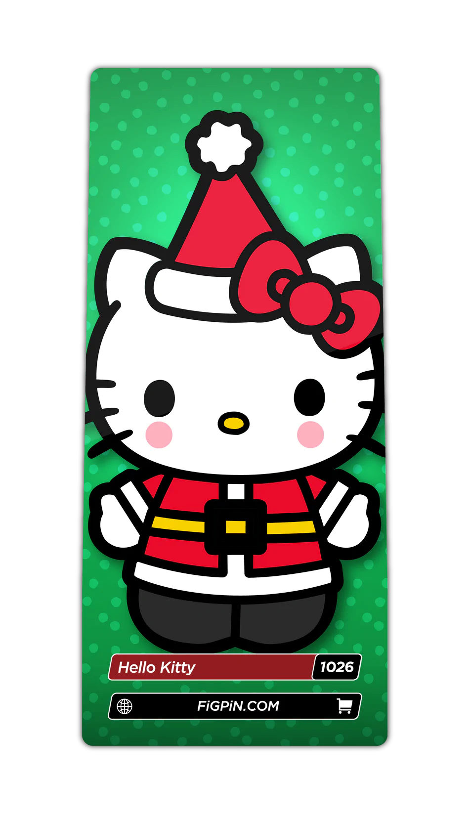 HELLO KITTY SANTA 1026 FIGPIN
