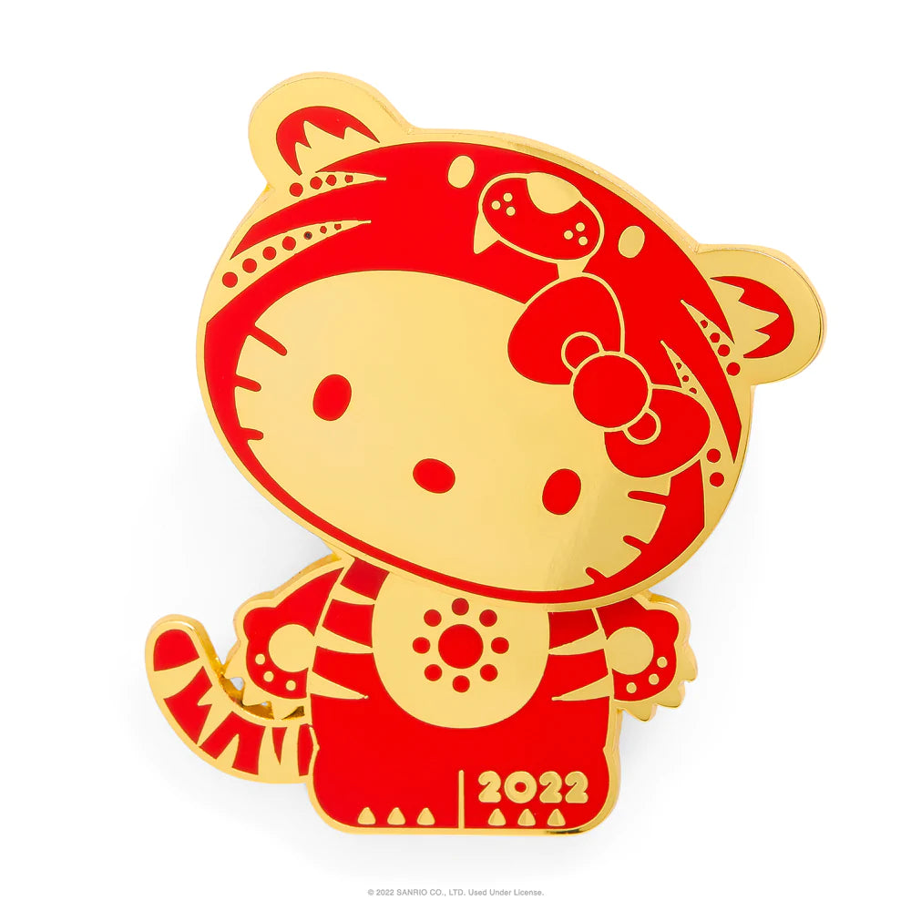 HELLO KITTY YEAR OF THE TIGER 1.5" ENAMEL PIN