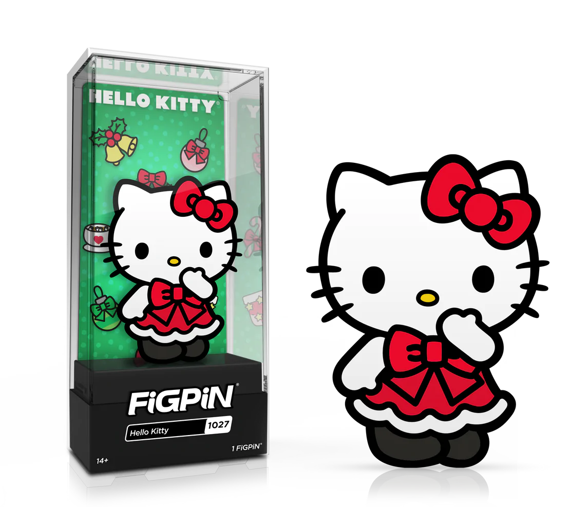 HELLO KITTY CHRISTMAS DRESS 1027 FIGPIN