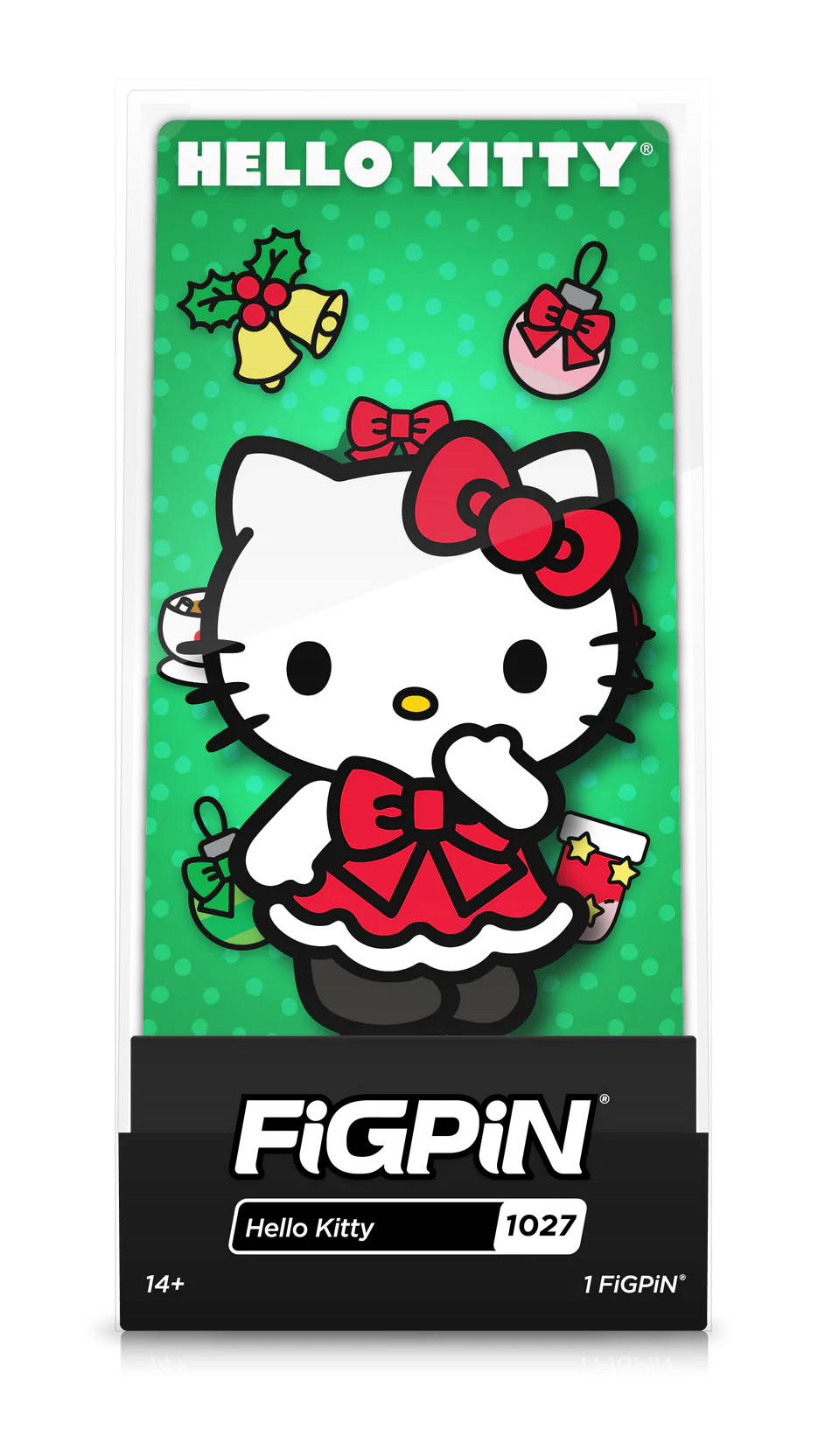 HELLO KITTY CHRISTMAS DRESS 1027 FIGPIN