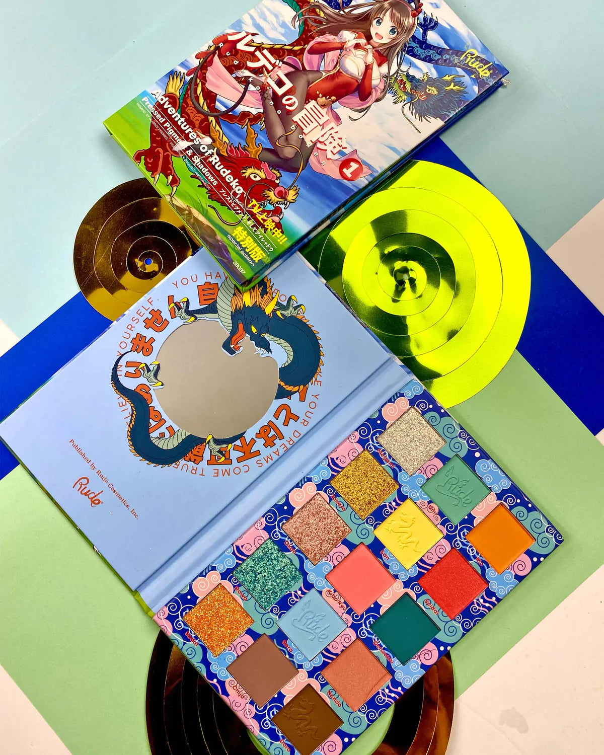 MANGA COLLECTION PRESSED PIGMENTS & SHADOWS - ADVENTURES OF RUDEKO