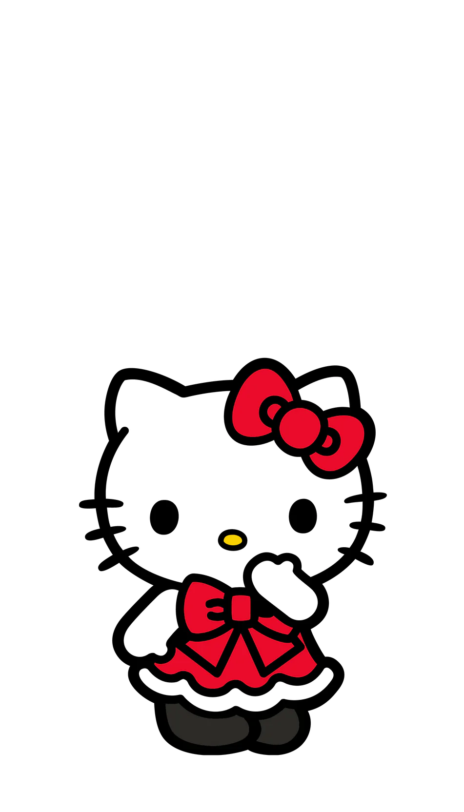 HELLO KITTY CHRISTMAS DRESS 1027 FIGPIN