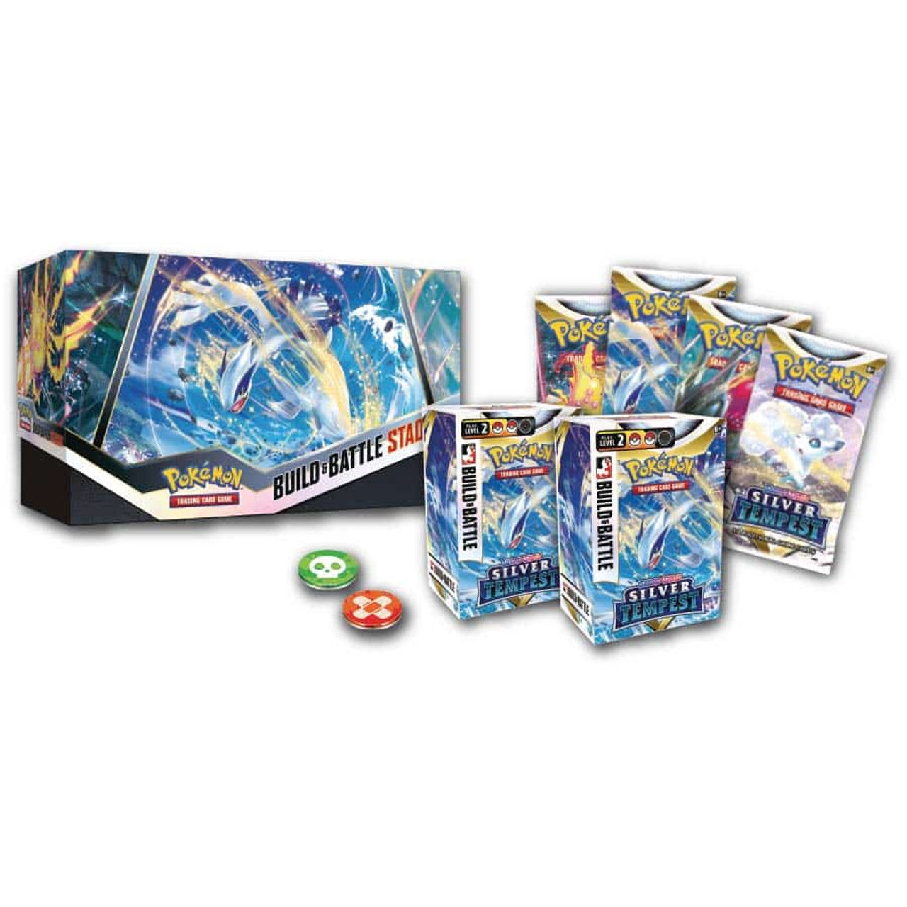 POKEMON: SWORD & SHIELD - SILVER TEMPEST - BUILD & BATTLE STADIUM CARD GAME