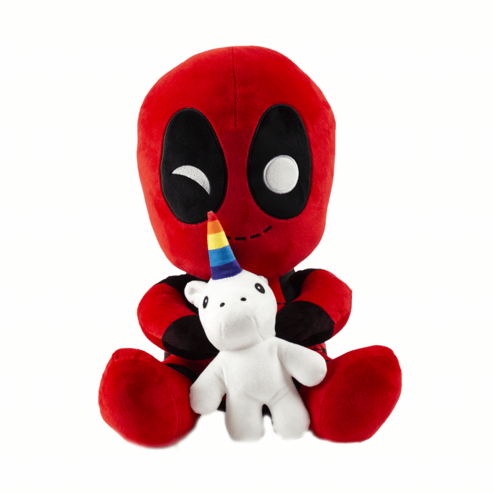 Deadpool with Unicorn HugMe Plush