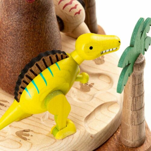 Dinosaur Land | Handmade Wooden Music Box