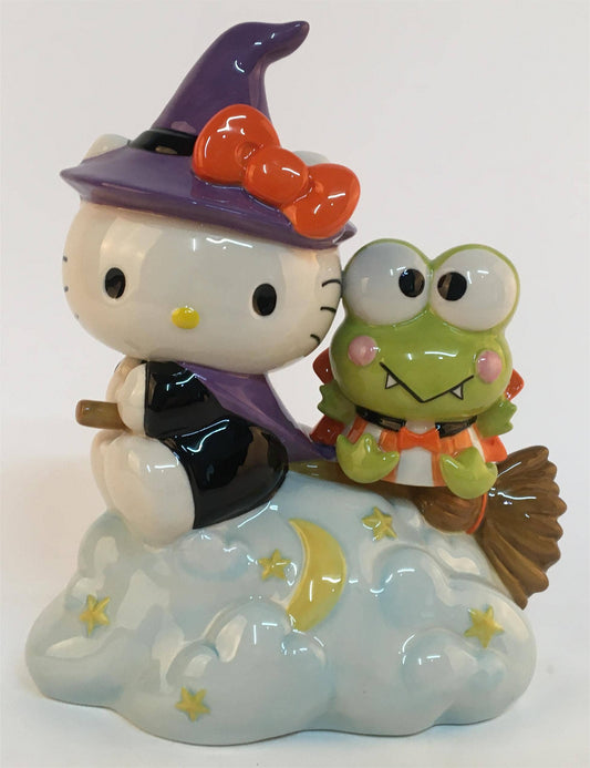 HELLO KITTY WITCH WITH KEROPPI FIGURINE