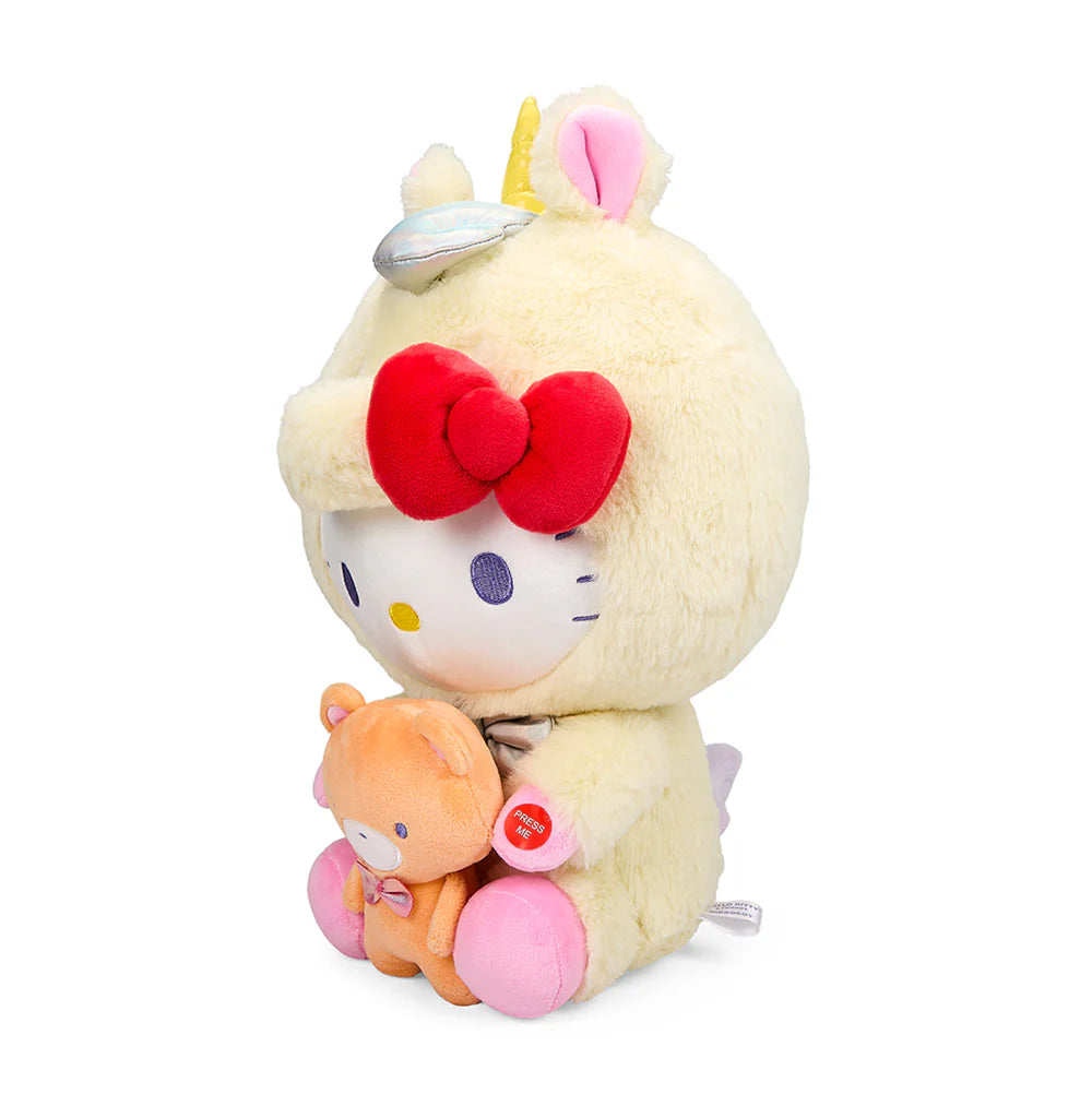 HELLO KITTY 13" LIGHT-UP UNICORN PLUSH