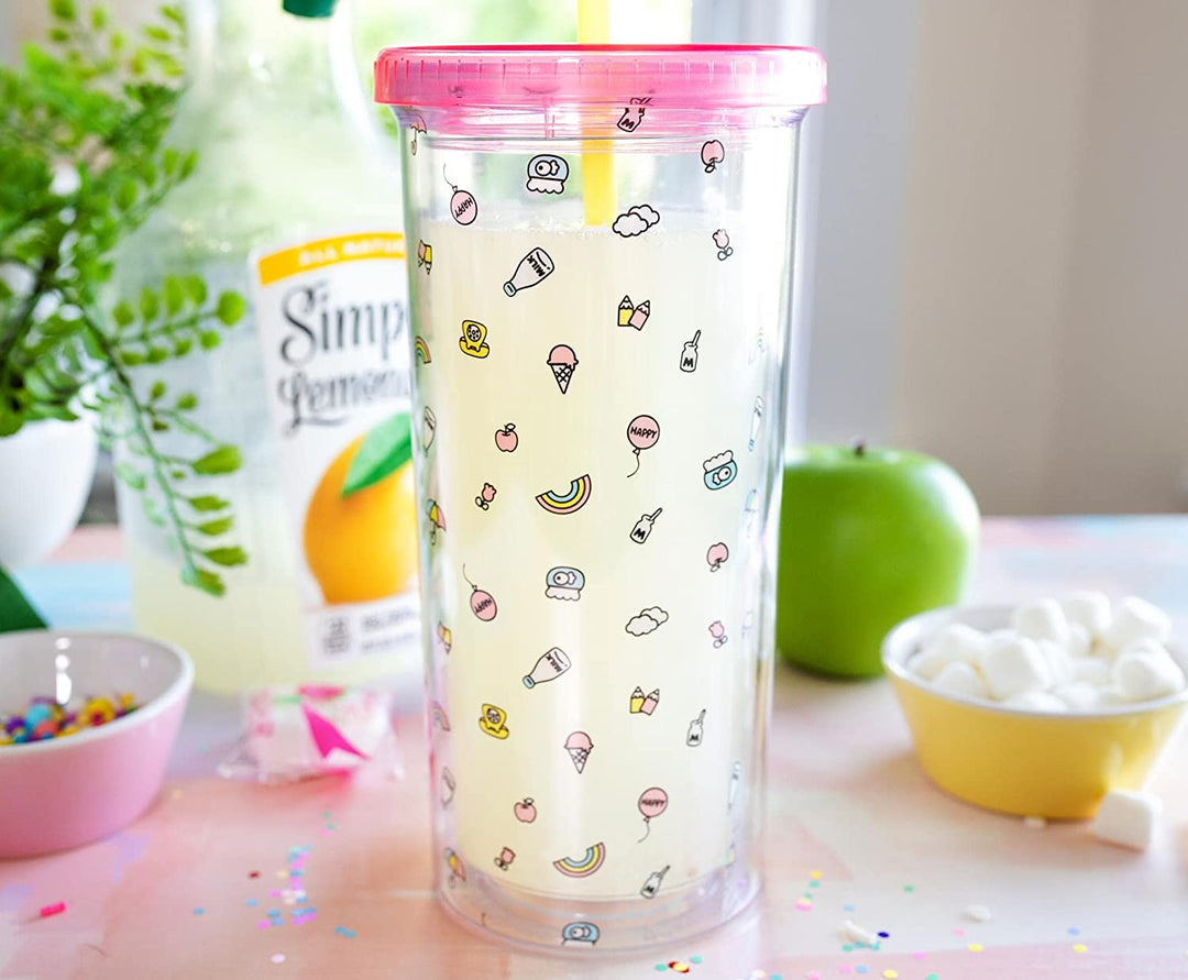 HELLO KITTY 20OZ. PLASTIC TALL COLD CUP