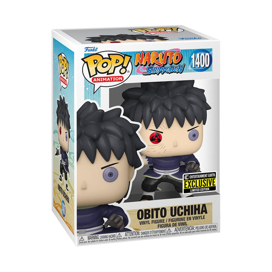 NARUTO OBITO UCHIHA UNMASKED FUNKO POP! VINYL FIGURE - ENTERTAINMENT EARTH EXCLUSIVE