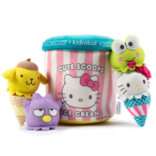 HELLO SANRIO MEDIUM PLUSH ICE CREAM CUTE SCOOPS