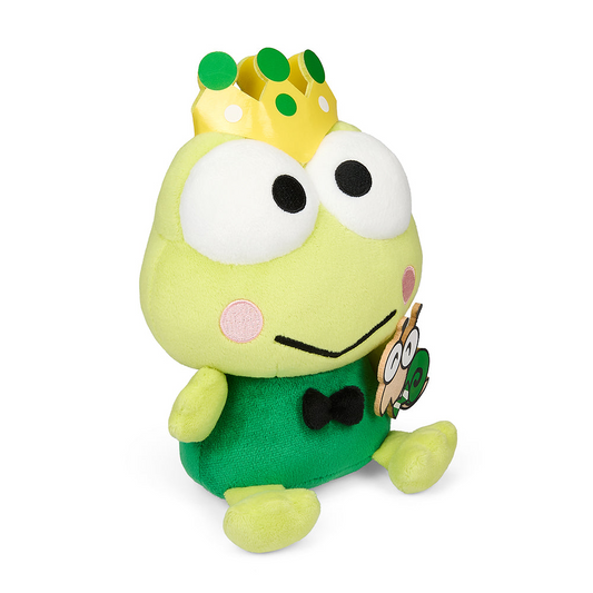*PRE-ORDER* HELLO KITTY AND FRIENDS KEROPPI WITH CROWN PHUNNY PLUSH