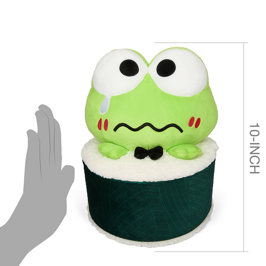 HELLO KITTY AND FRIENDS 10" KEROPPI SUSHI ROLL PLUSH