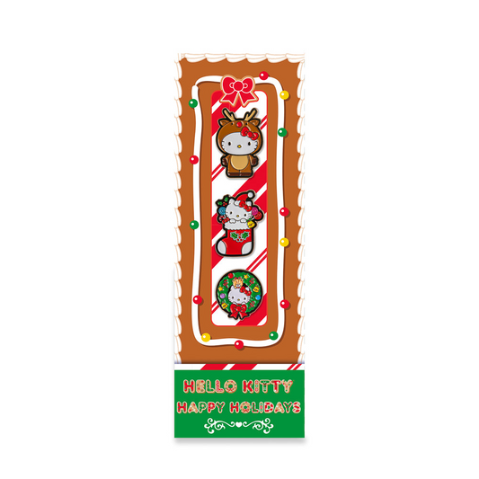 HELLO KITTY HOLIDAY 1.5" ENAMEL PIN SET