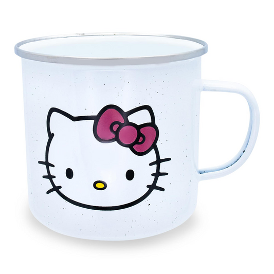 HELLO KITTY HELLO WAX RESIST 20OZ CERAMIC CAMPER MUG
