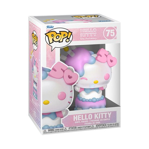 SANRIO HELLO KITTY 50TH ANNIVERSARY HELLO KITTY IN CAKE FUNKO POP! VINYL FIGURE #75