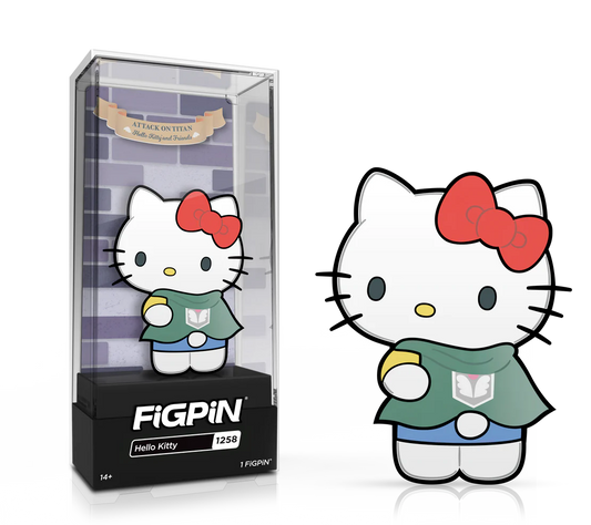 ATTACK ON TITAN X SANRIO-HELLO KITTY (1258) FIGPIN