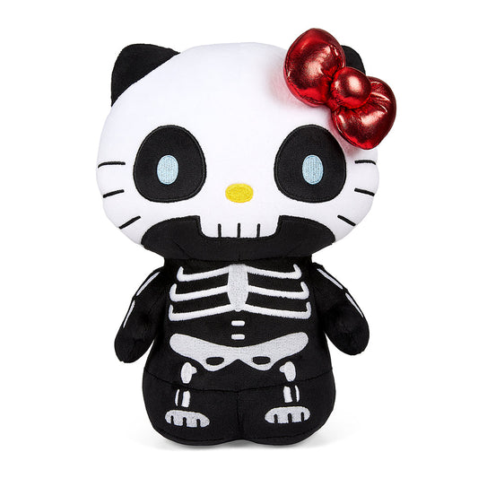 HELLO KITTY 13" HALLOWEEN PLUSH- SKELEBONES