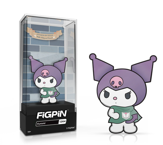 ATTACK ON TITAN X SANRIO-KUROMI (1264) FIGPIN