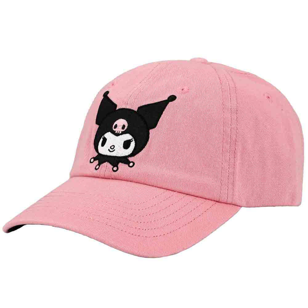 PINK KUROMI EMBROIDERED HAT