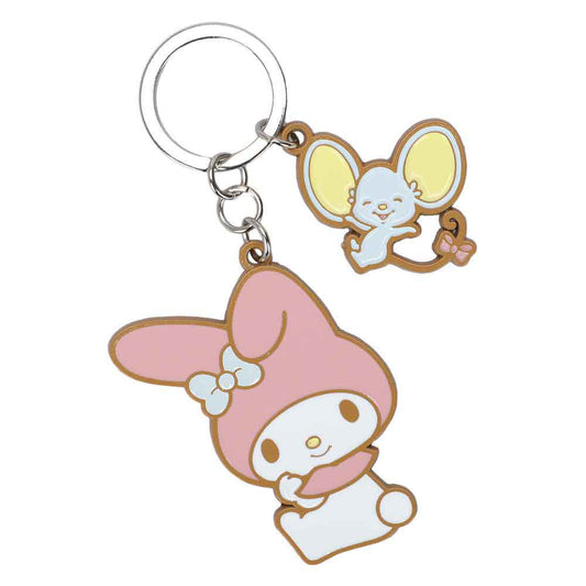 MY MELODY & FLAT KEYCHAIN