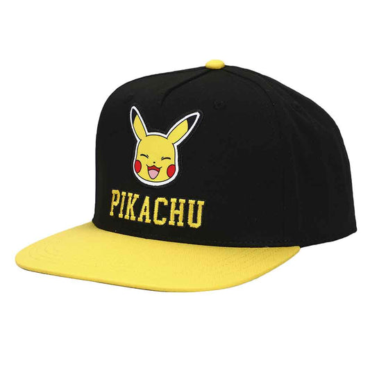 POKEMON PIKACHU TWILL FLAT BILL SNAPBACK