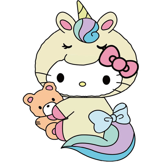 HELLO KITTY UNICORN 3D FOAM MAGNET